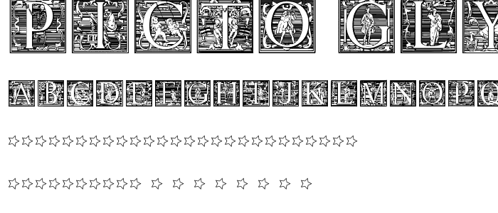 Picto Glyphs font